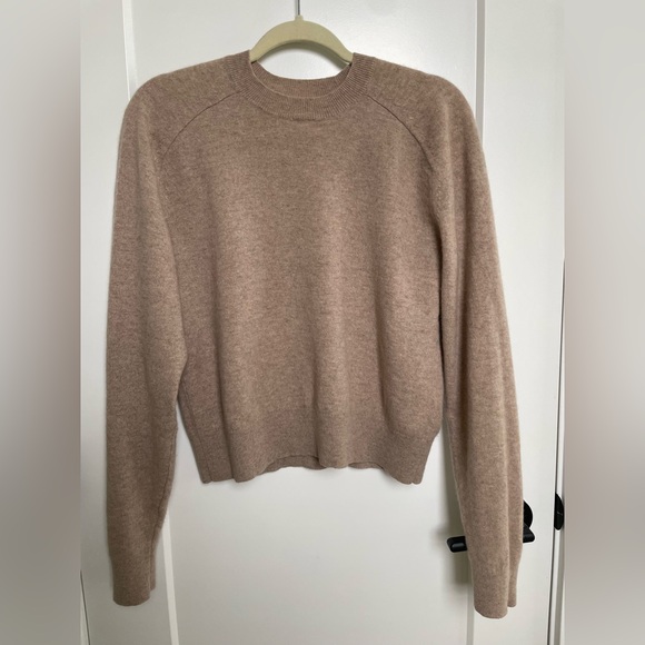 Babaton Sweaters - Aritzia Group of Babaton Luxe Cashmere Sweater in Oatmeal